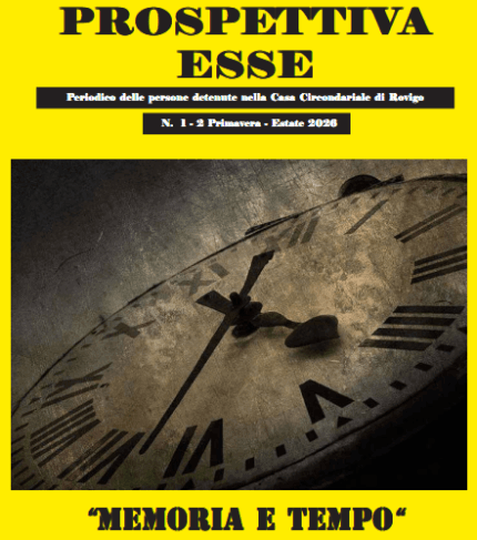 Copertina rivista PROSPETTIVA ESSE dal titolo Memoria e Tempo